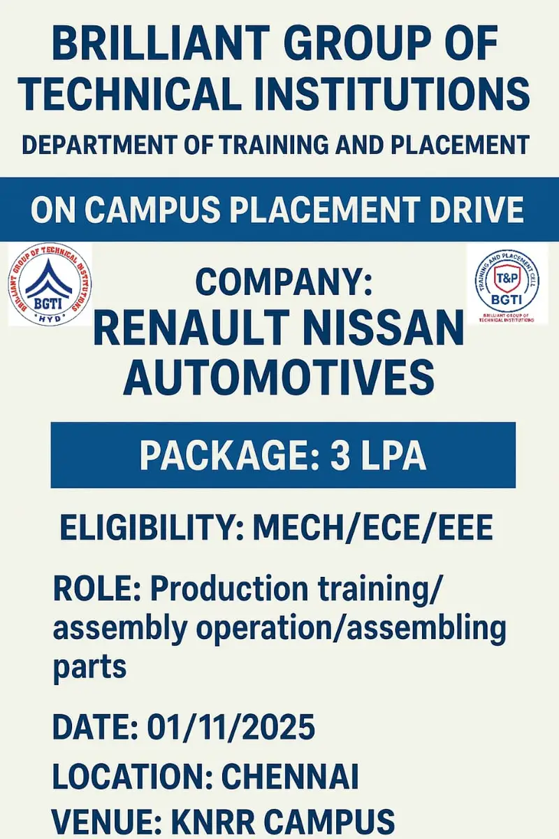 RENAULT NISSAN - 1-11-2025 – BRIL Campus Drive 2025-26